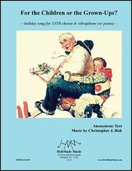 For the Children or the Grown-Ups? Instrumental Parts choral sheet music cover Thumbnail